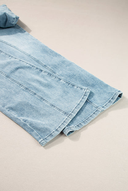 Wide Leg Jeans with Pockets